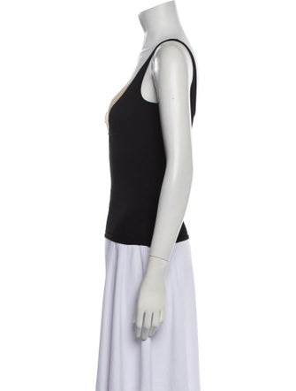 Alessandro Dell'Acqua V-Neck Sleeveless Top