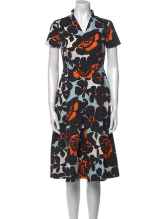 Alessandro Dell'Acqua Printed Knee-Length Dress
