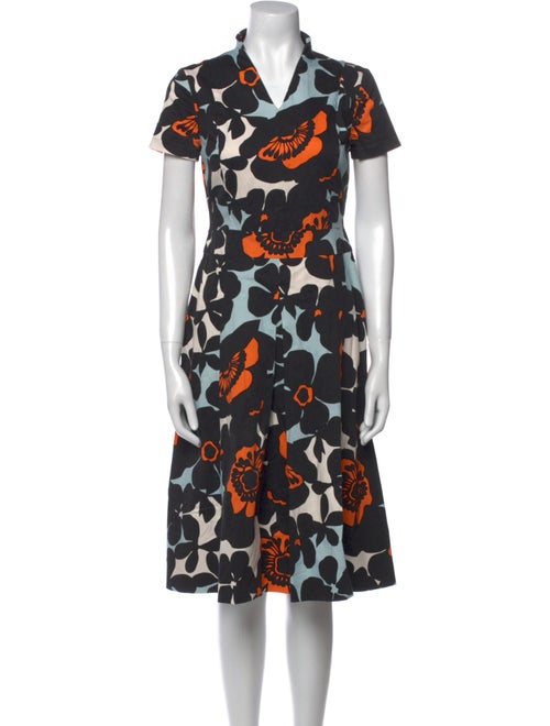 Alessandro Dell'Acqua Printed Knee-Length Dress