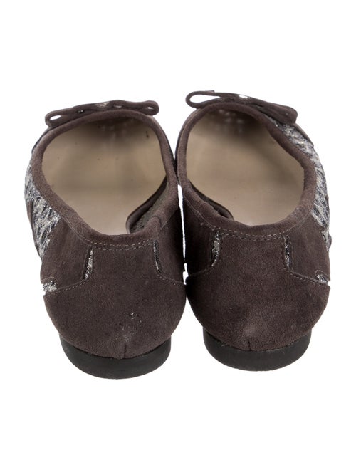 Alessandro Dell'Acqua Suede Ballet Flats