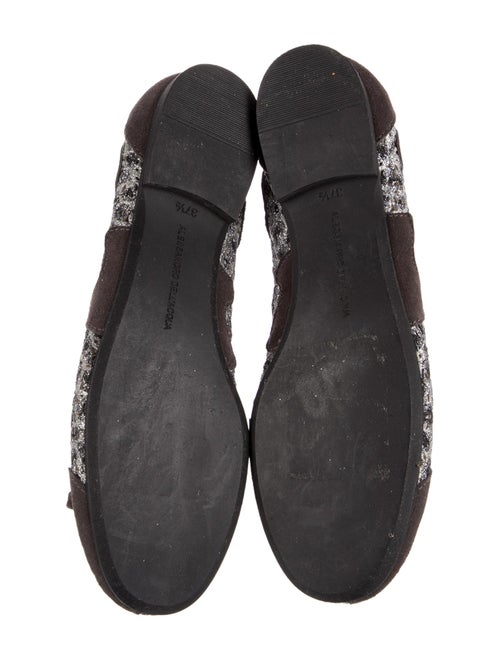 Alessandro Dell'Acqua Suede Ballet Flats