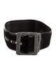 Alessandro Dell'Acqua Wide Leather Waist Belt