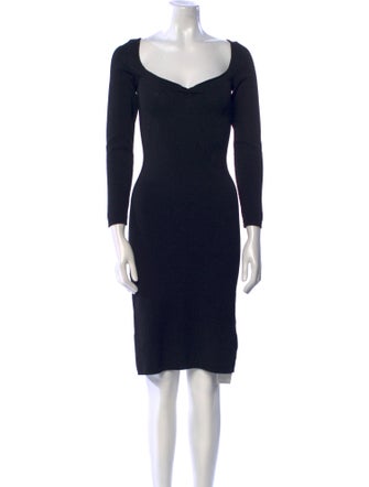 Alessandro Dell'Acqua V-Neck Knee-Length Dress