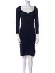 Alessandro Dell'Acqua V-Neck Knee-Length Dress
