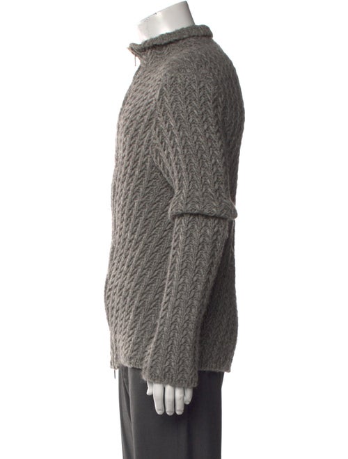 Alessandro Dell'Acqua Virgin Wool Turtleneck Cardigan