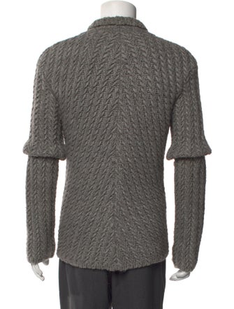 Alessandro Dell'Acqua Virgin Wool Turtleneck Cardigan