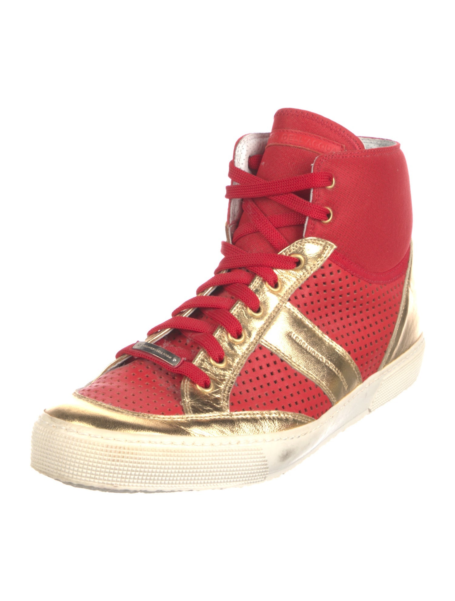 Alessandro Dell'Acqua Leather Sneakers