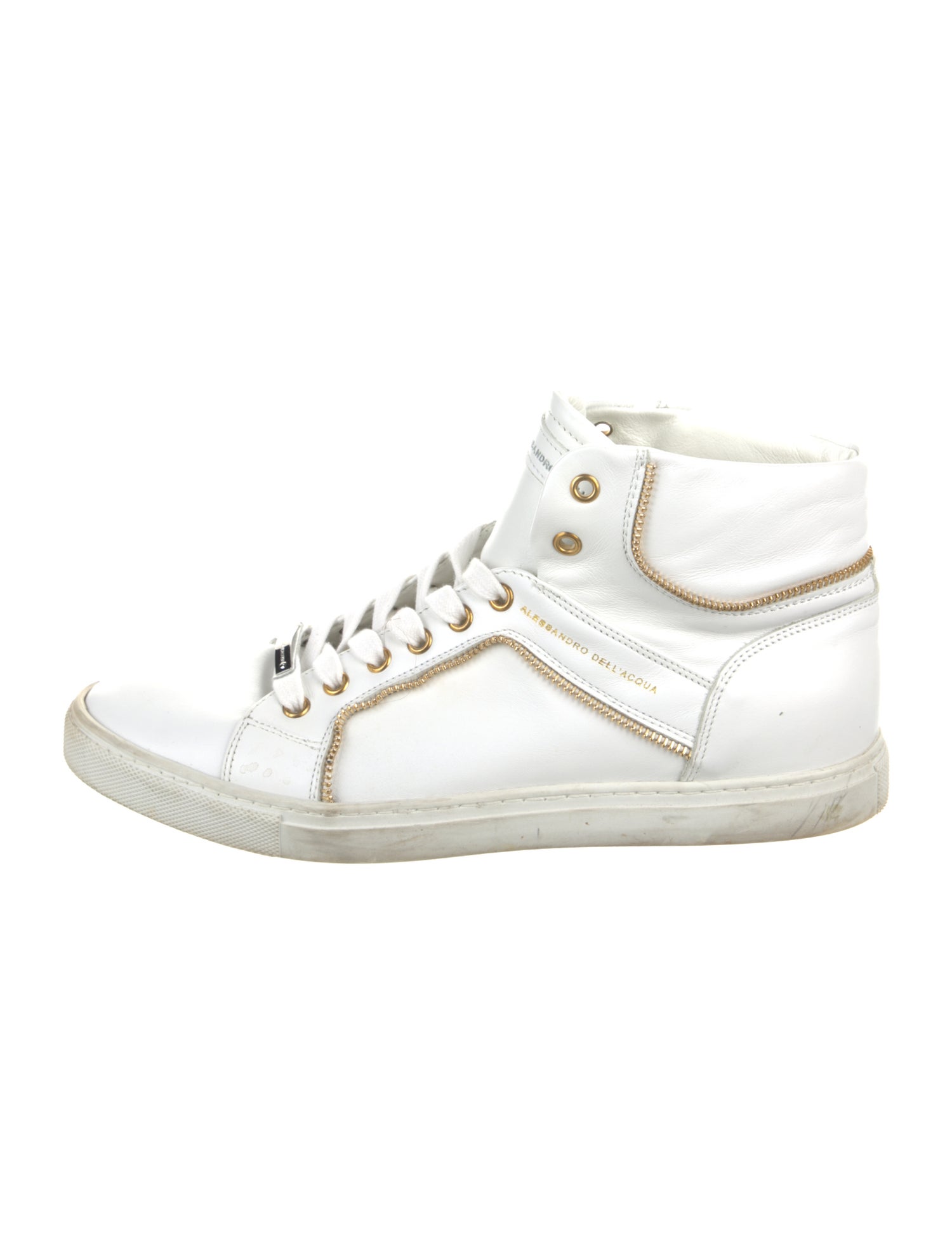 Alessandro Dell'Acqua Leather Sneakers