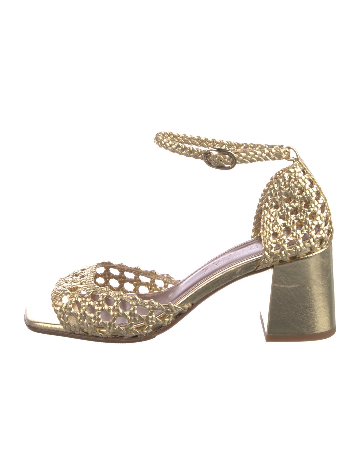 Alfredo Martinez Leather Braided Accents Sandals