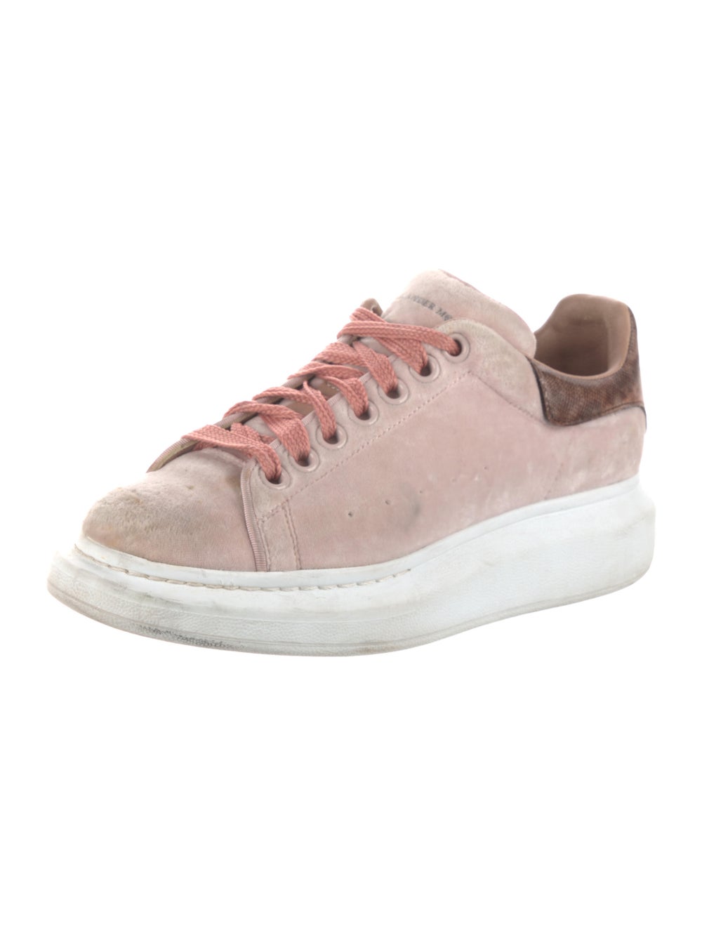 Alexander McQueen Velvet Animal Print Sneakers - image 2