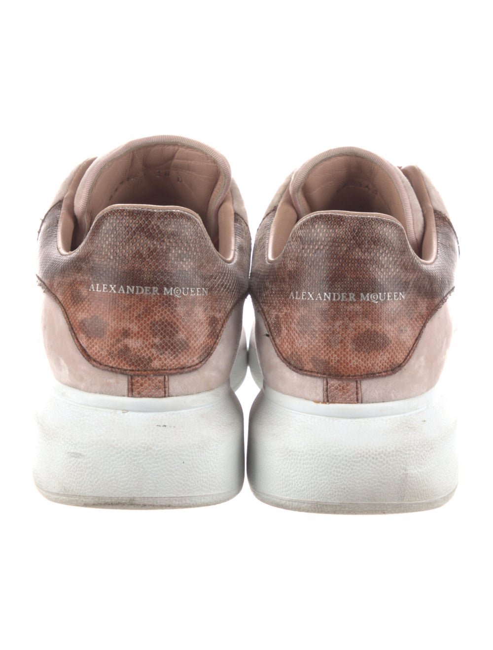 Alexander McQueen Velvet Animal Print Sneakers - image 4