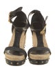 Alexander McQueen Skull Leather Espadrilles