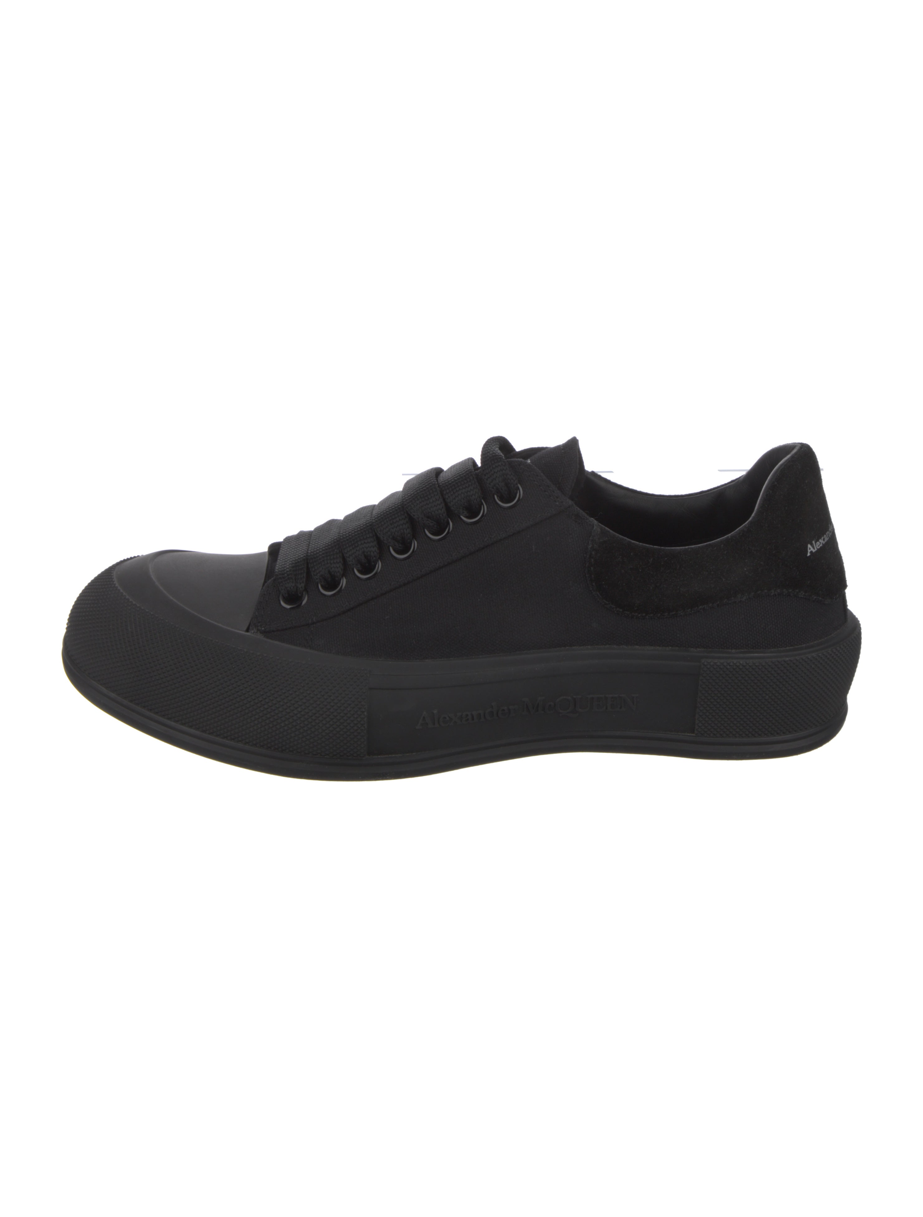 Alexander McQueen Canvas Sneakers Black Sneakers, Shoes ALE152325