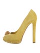 Alexander McQueen Skull Suede Pumps