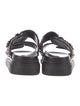 Alexander McQueen Leather Printed Slides