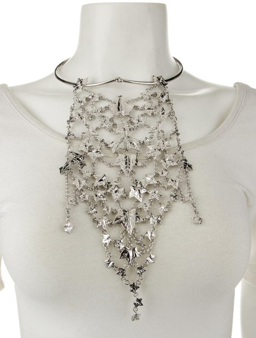 Alexander McQueen Ivy Choker Bib Necklace
