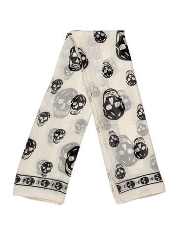 Alexander McQueen Scarves and Shawls Silk Printed Scarf