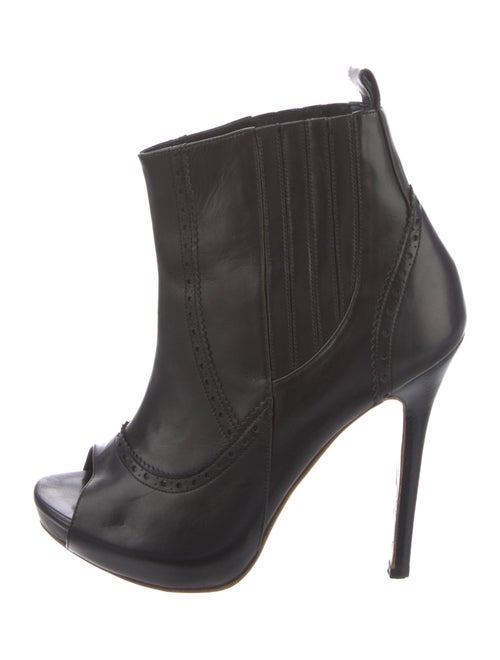 Alexander McQueen Leather Slingback Sandals