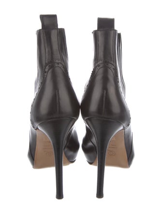 Alexander McQueen Leather Slingback Sandals