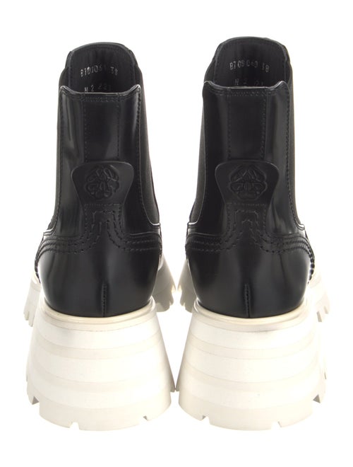 Alexander McQueen Leather Chelsea Boots