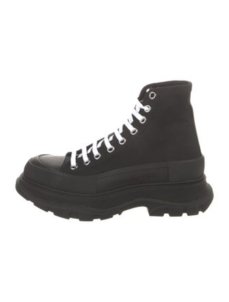 Alexander McQueen Canvas Wedge Sneakers