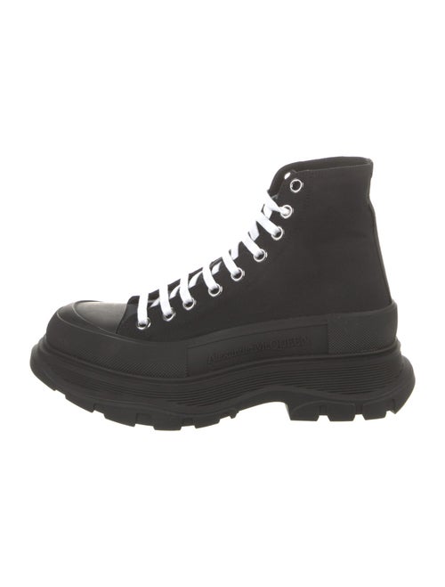 Alexander McQueen Canvas Wedge Sneakers