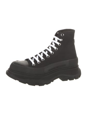 Alexander McQueen Canvas Wedge Sneakers