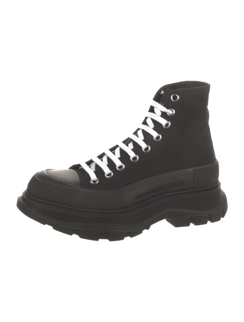 Alexander McQueen Canvas Wedge Sneakers