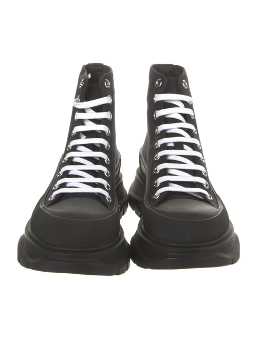 Alexander McQueen Canvas Wedge Sneakers