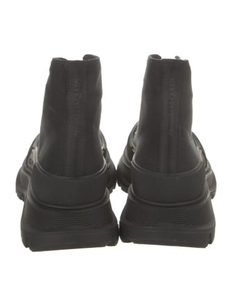 Alexander McQueen Canvas Wedge Sneakers