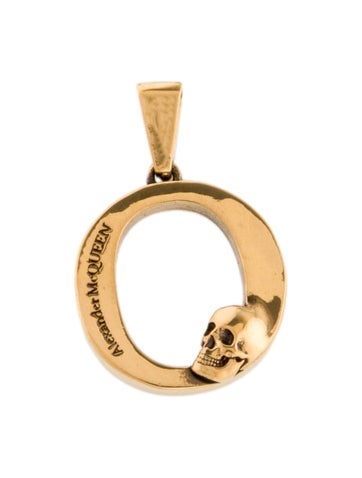 Alexander McQueen Pendant Necklace 'O' Alphabet