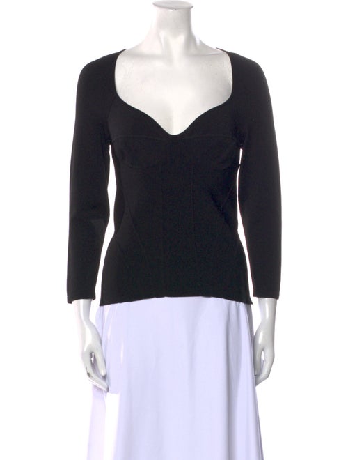 Alexander McQueen 2005 V-Neck Top