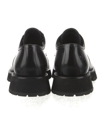 Alexander McQueen Leather Studded Accents Derby Shoes