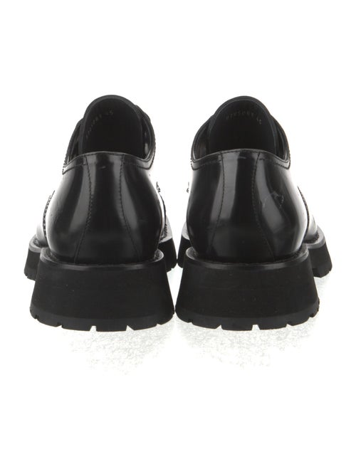 Alexander McQueen Leather Studded Accents Derby Shoes