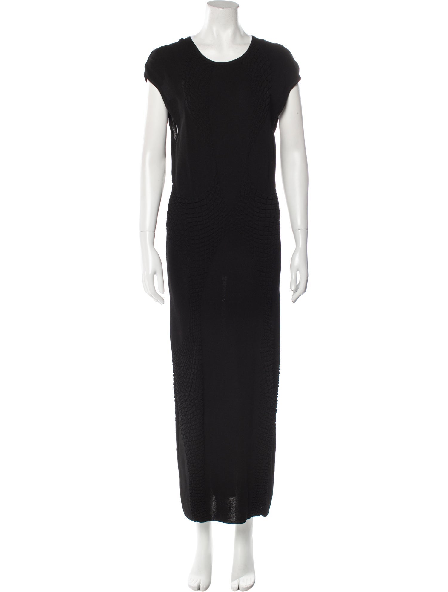 Alexander McQueen Crew Neck Long Dress