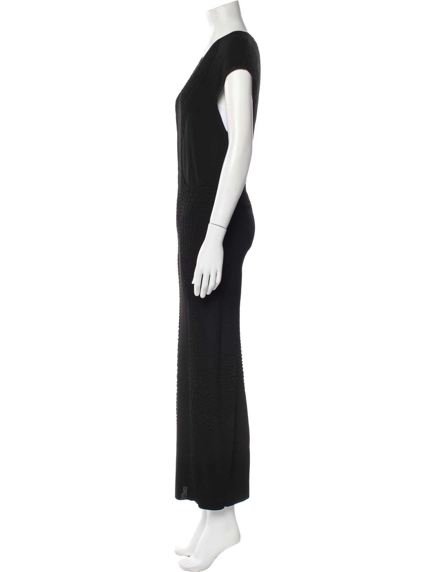 Alexander McQueen Crew Neck Long Dress