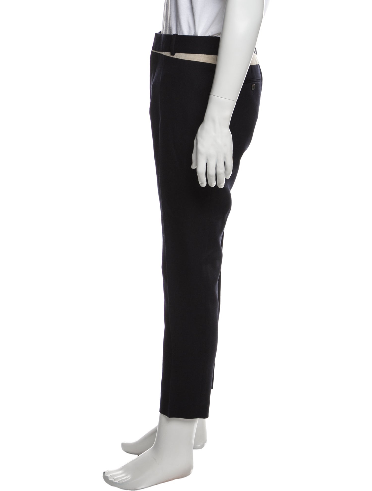 Alexander McQueen Colorblock Pattern Dress Pants