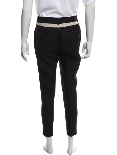 Alexander McQueen Colorblock Pattern Dress Pants