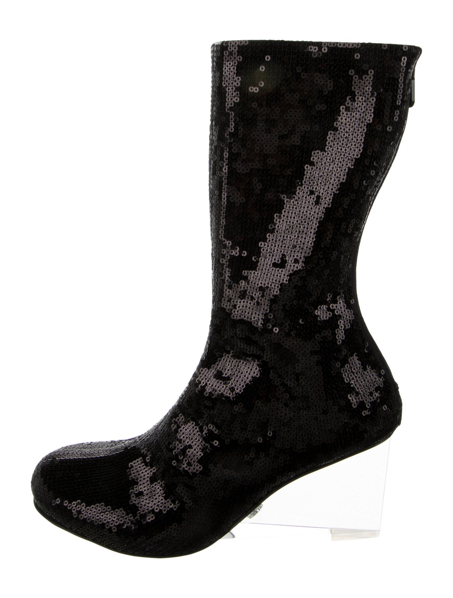 Alexander McQueen Sequin Embellishments Boots w/ Tags