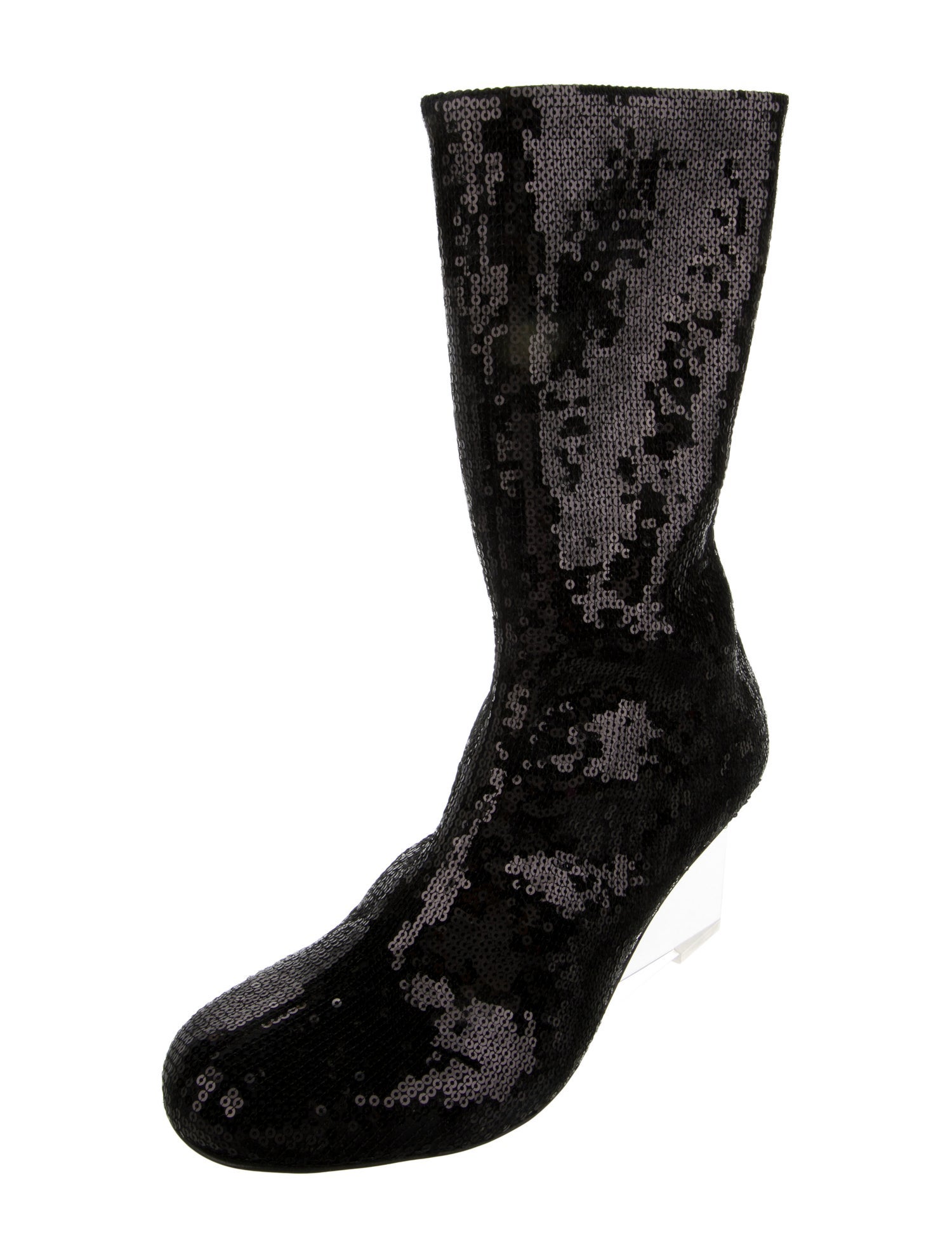 Alexander McQueen Sequin Embellishments Boots w/ Tags