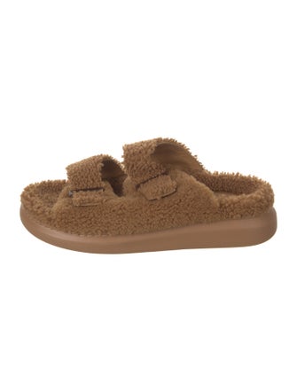 Alexander McQueen Shearling Slides