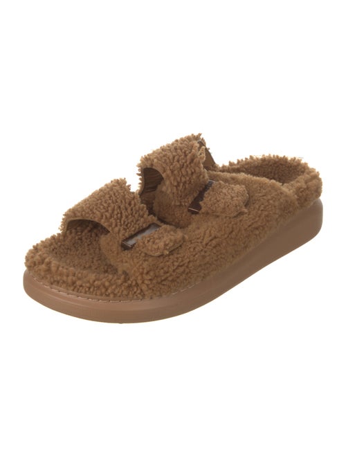 Alexander McQueen Shearling Slides