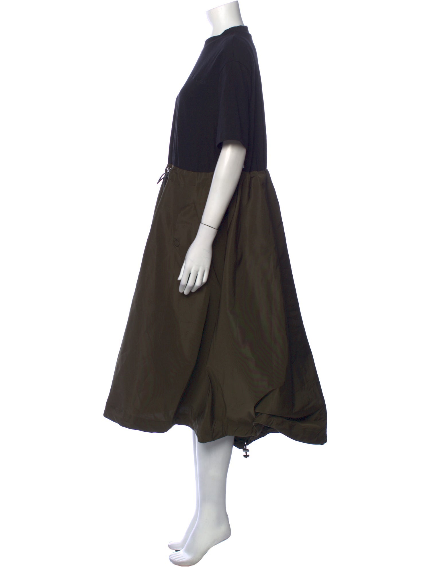 Alexander McQueen Crew Neck Long Dress