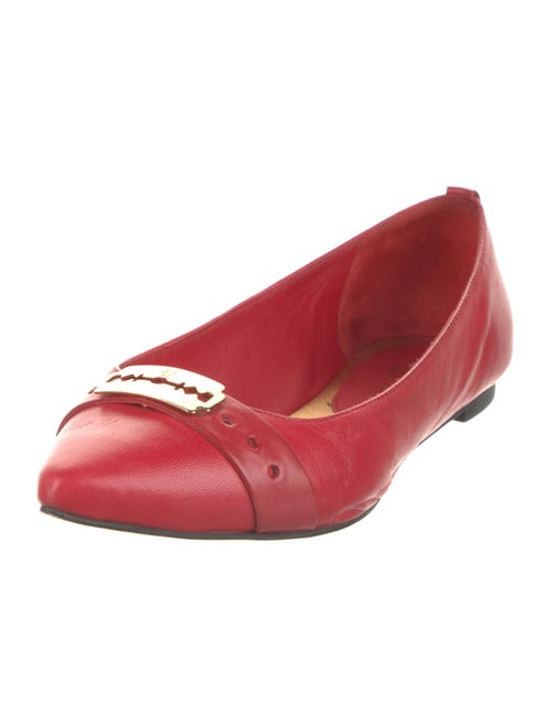 McQ Alexander McQueen Skull Leather Ballet Flats