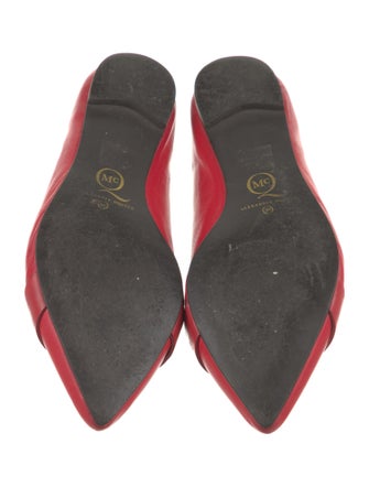 McQ Alexander McQueen Skull Leather Ballet Flats