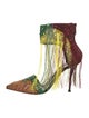 Alexander McQueen Printed Crystal Embellishments Pumps