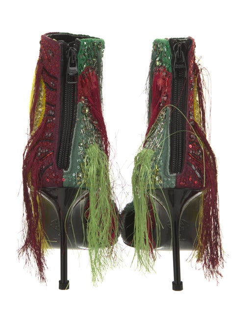 Alexander McQueen Printed Crystal Embellishments Pumps