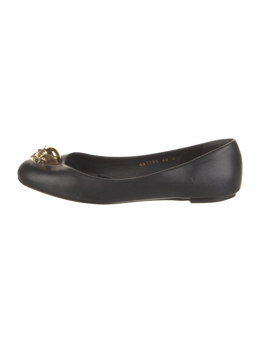 alexander mcqueen flats skull