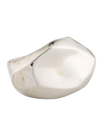 Alexander McQueen Molten Stacked Ring