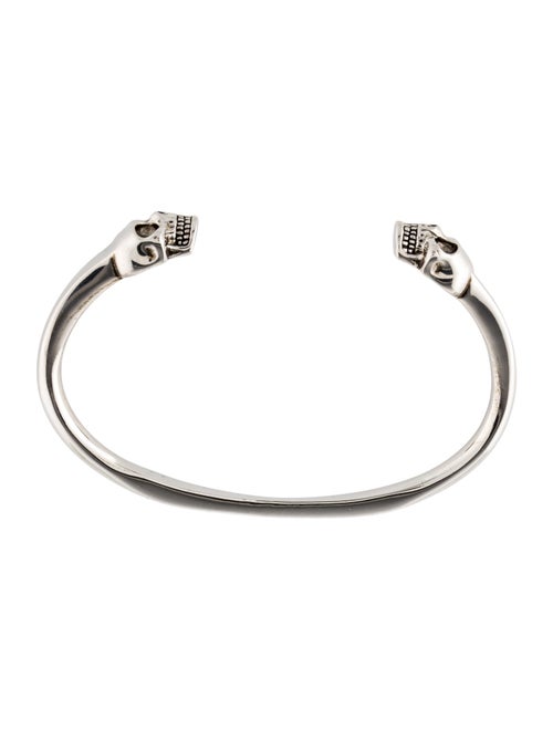 Alexander McQueen Large Twin-Skull Cuff Brace